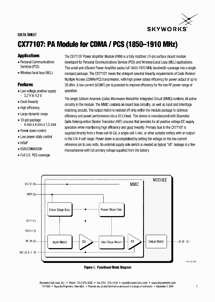 CX77107_489016.PDF Datasheet