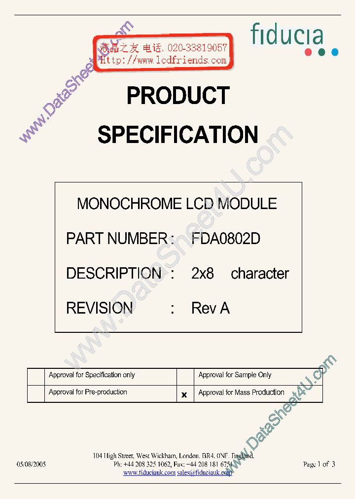 FDA0802D_553508.PDF Datasheet
