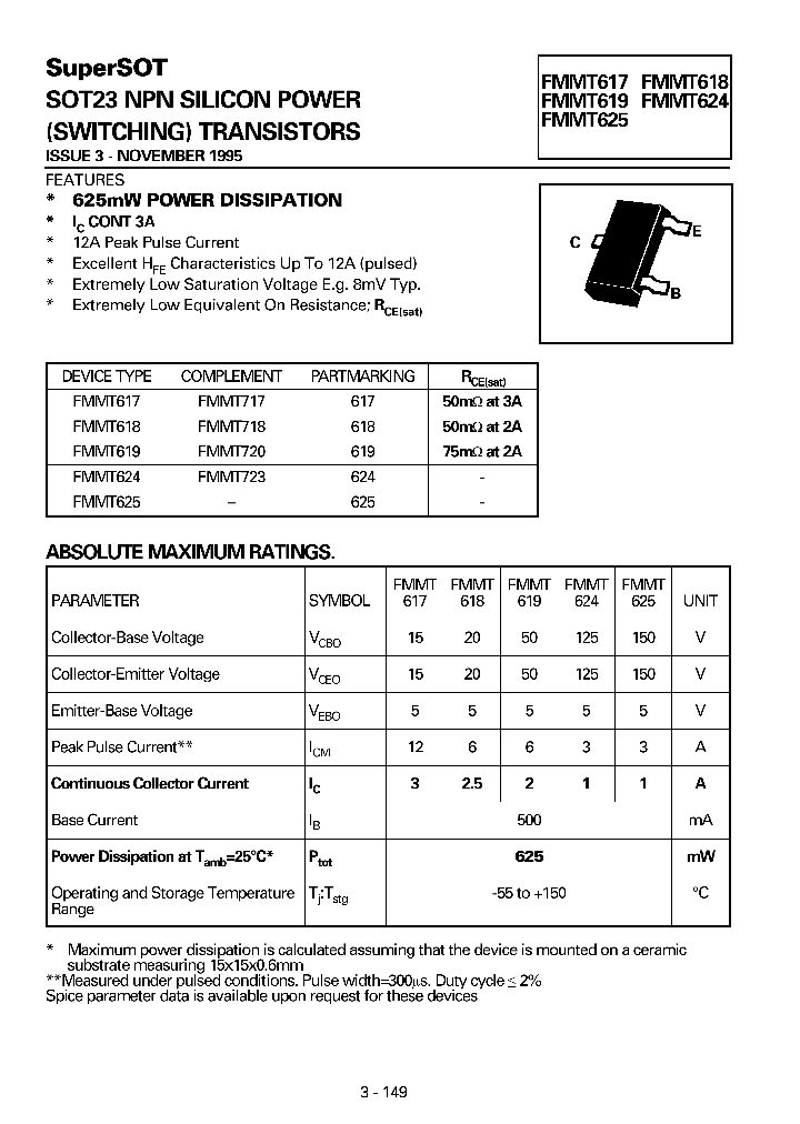 FMMT617_493801.PDF Datasheet