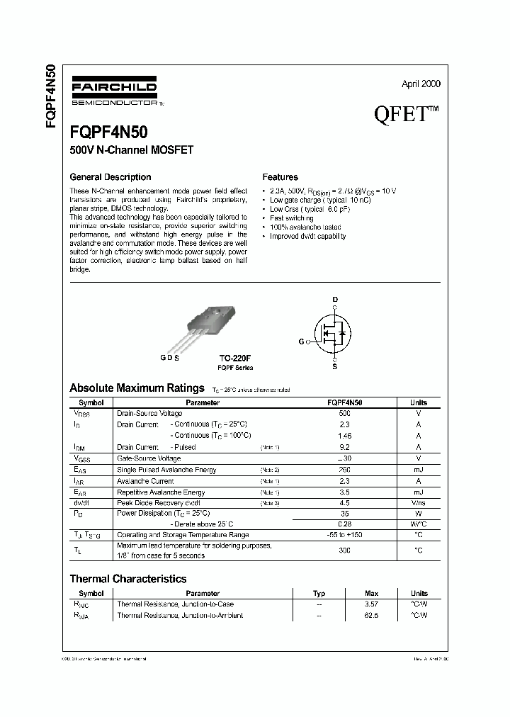 FQPF4N50_499041.PDF Datasheet