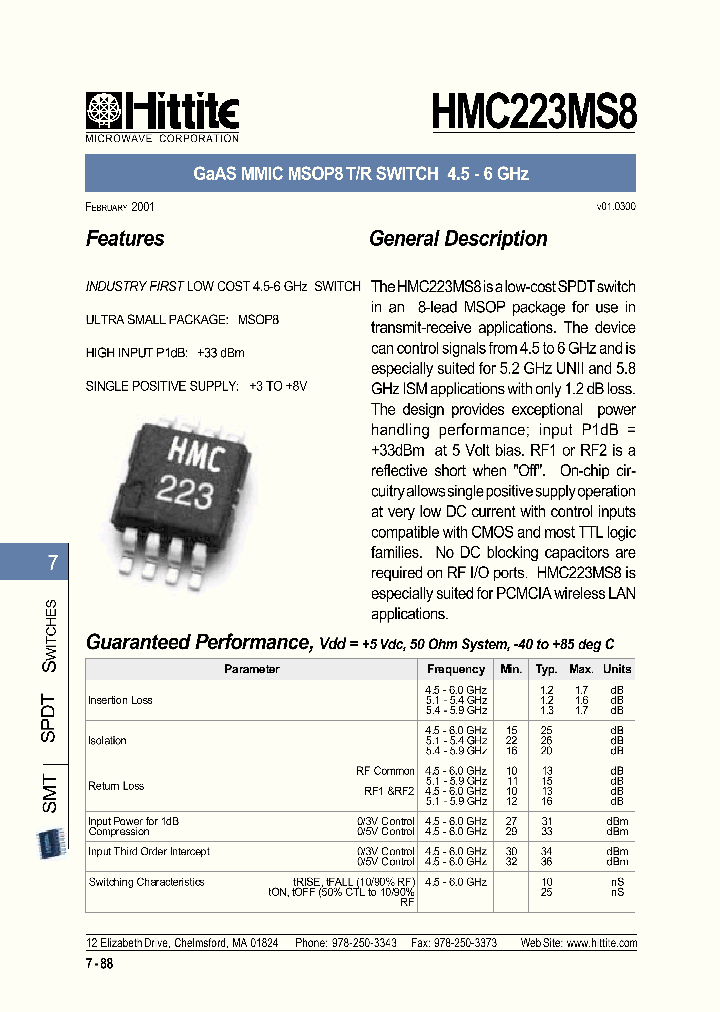 HMC223MS8_496569.PDF Datasheet