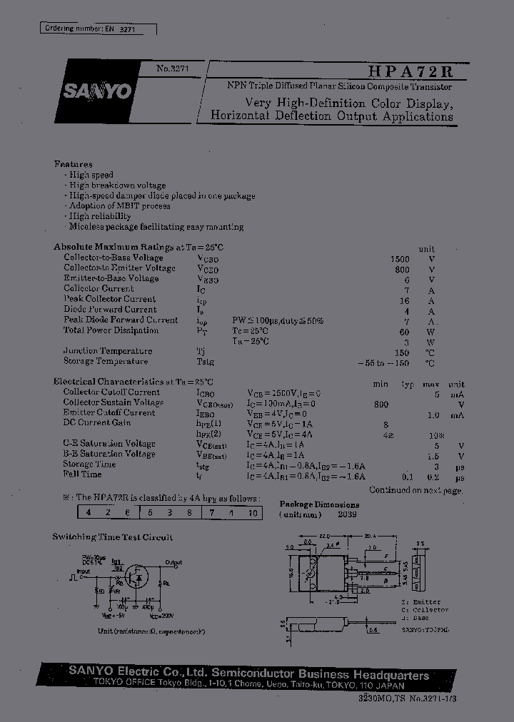 HPA72_500287.PDF Datasheet