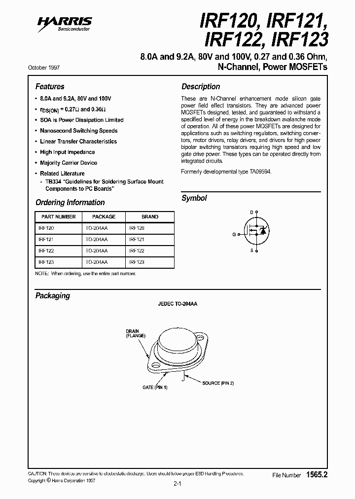 IRF121_536059.PDF Datasheet