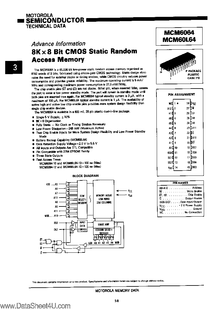 MCM60L64_517528.PDF Datasheet