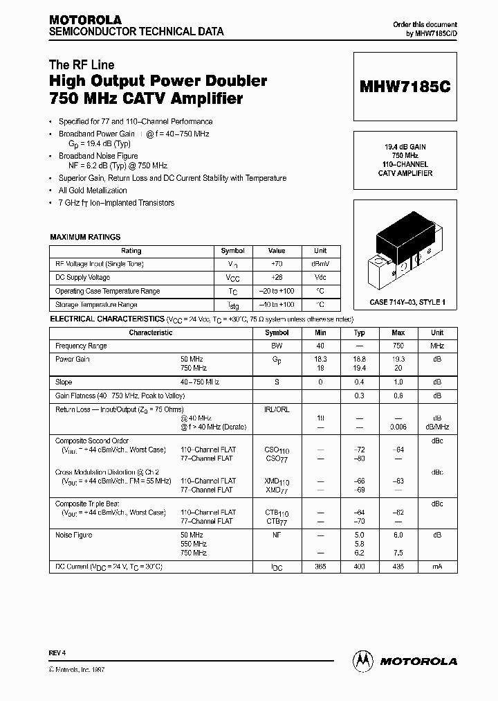 MHW7185C_541529.PDF Datasheet