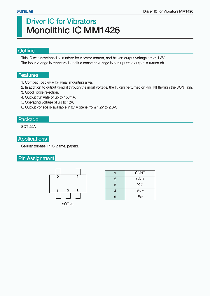 MM1426_556452.PDF Datasheet