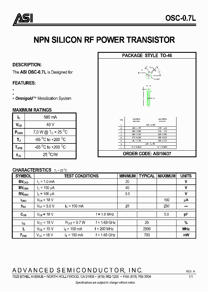 OSC-07L_527511.PDF Datasheet