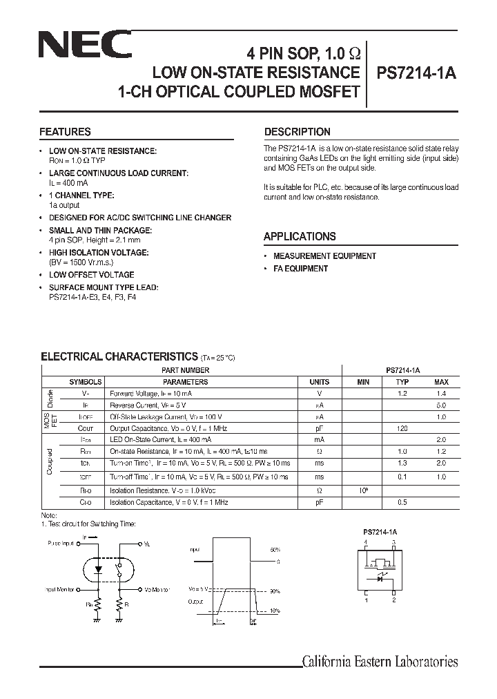 PS7214-1A-F4_514127.PDF Datasheet