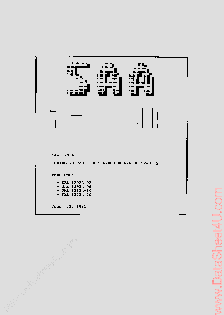 SAA1293A_538078.PDF Datasheet