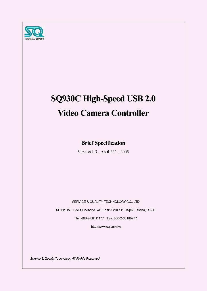 SQ930C_553175.PDF Datasheet