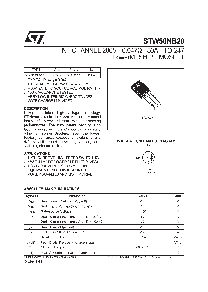 STW50NB20_540299.PDF Datasheet