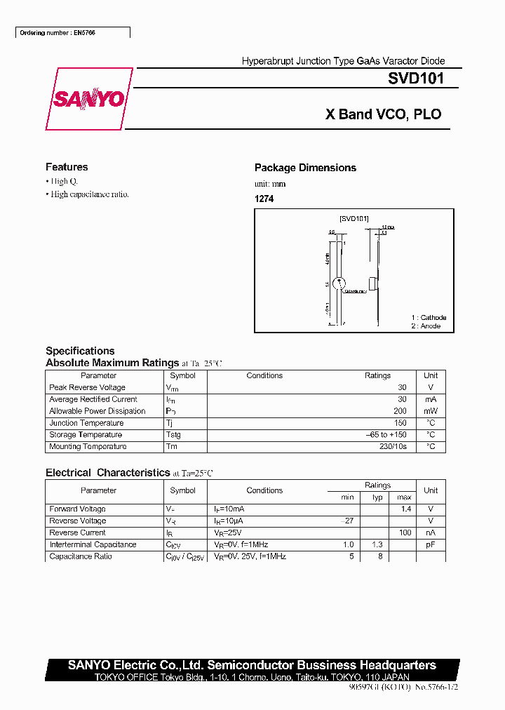 SVD101_500114.PDF Datasheet