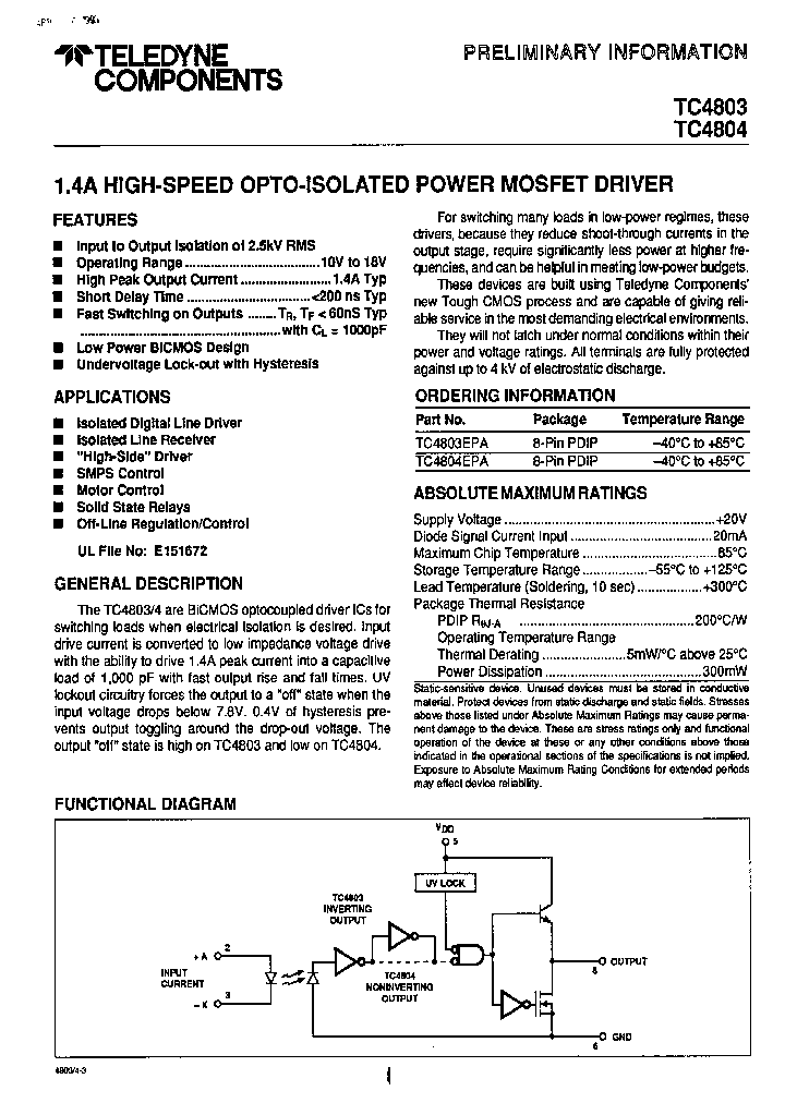 TC4803EPA_557505.PDF Datasheet