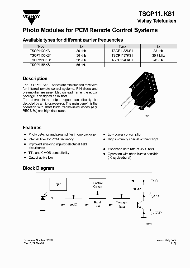 TSOP1130KS1_541363.PDF Datasheet