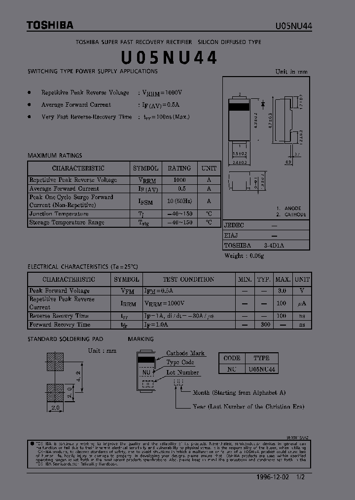 U05NU44_539902.PDF Datasheet