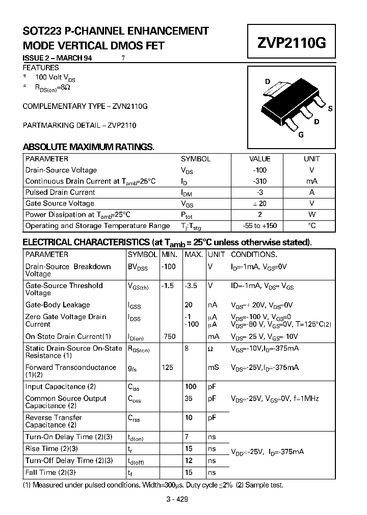 ZVP2110G_515444.PDF Datasheet