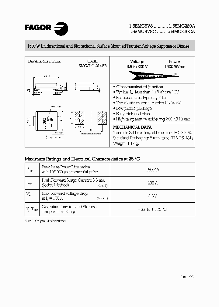 15SMC220_676021.PDF Datasheet