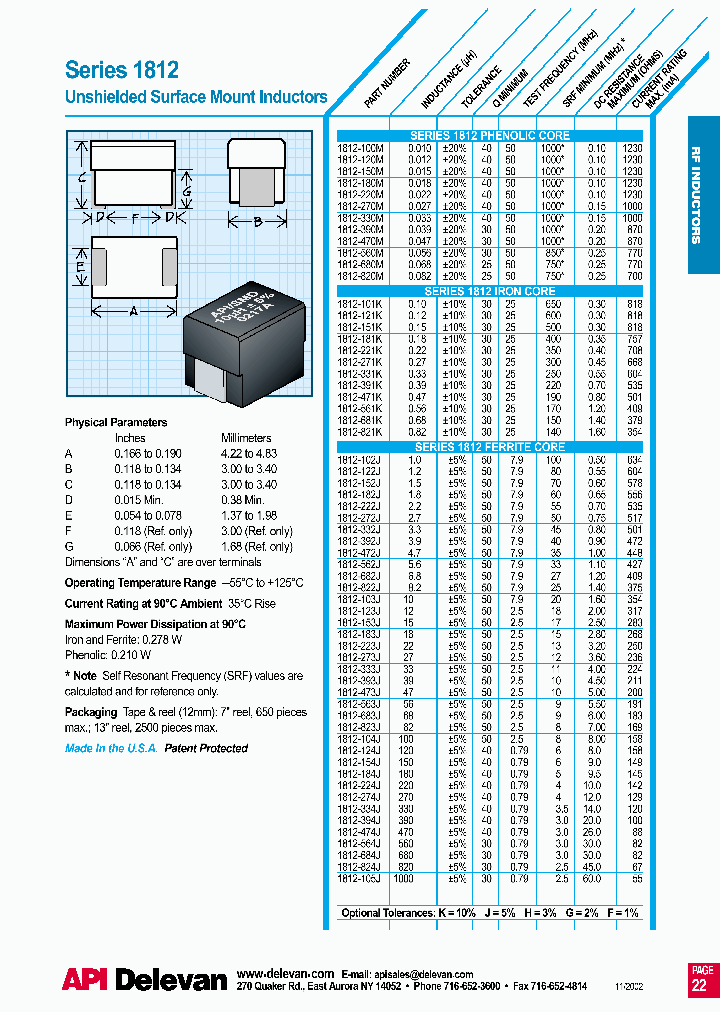 1812-180M_614904.PDF Datasheet