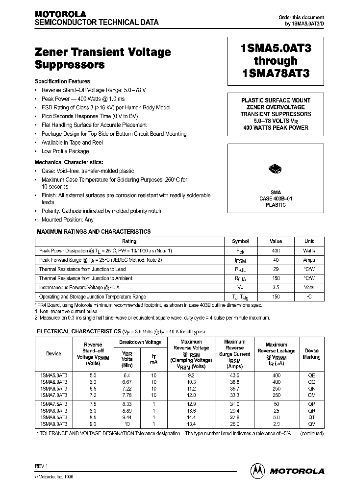 1SMA24AT3_38465.PDF Datasheet