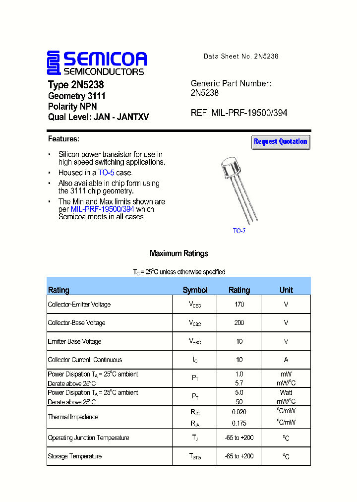 2N5238_571095.PDF Datasheet