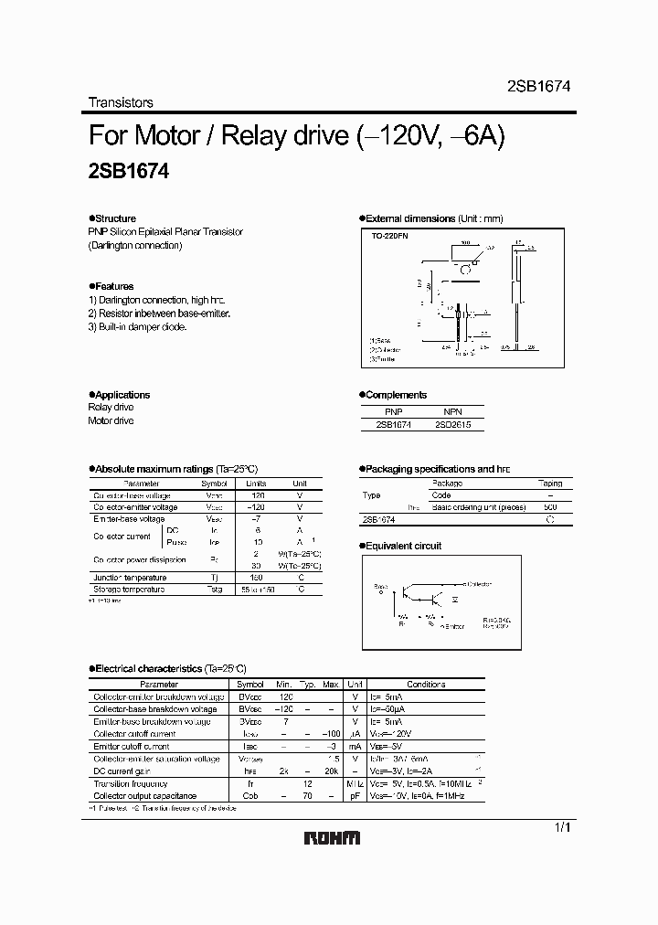 2SB1674_717339.PDF Datasheet