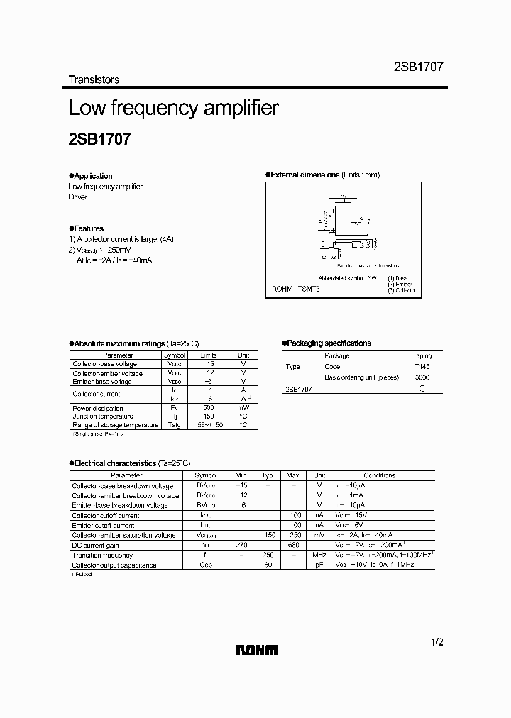 2SB1707_724673.PDF Datasheet