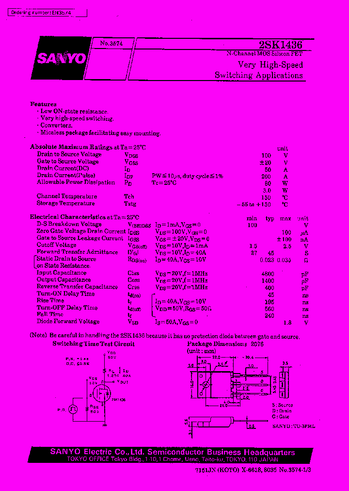 2SK1436_582252.PDF Datasheet