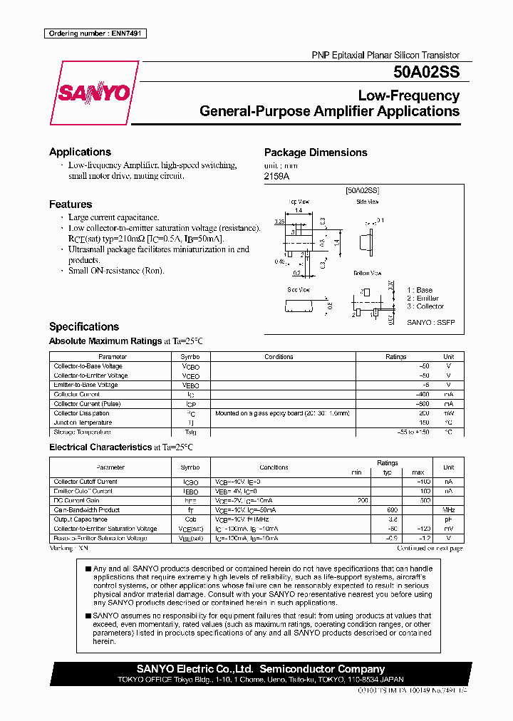 50A02SS_687658.PDF Datasheet