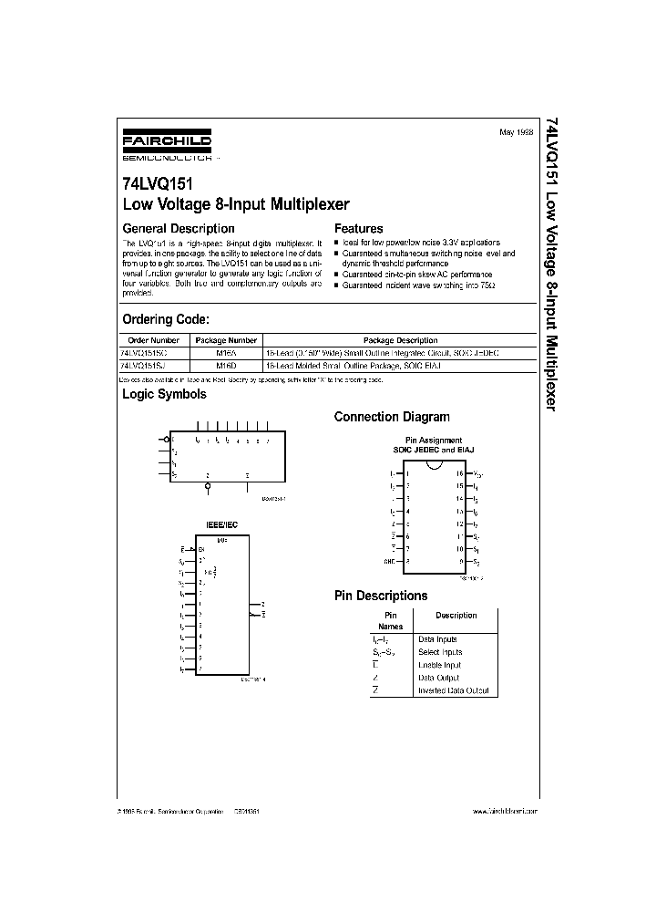 74LVQ151SC_375273.PDF Datasheet