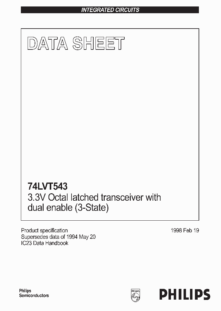 74LVT543_54142.PDF Datasheet