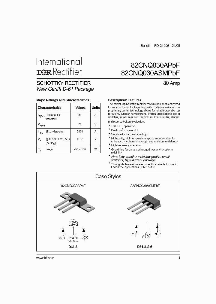 82CNQ030APBF_797618.PDF Datasheet