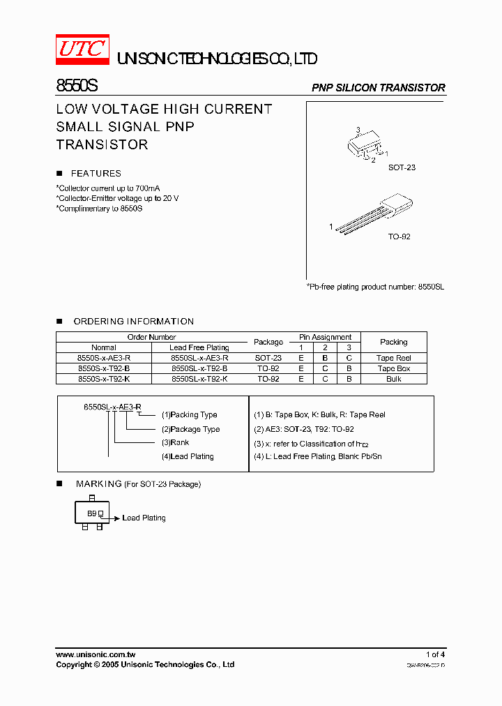 8550S-X-T92-K_750968.PDF Datasheet