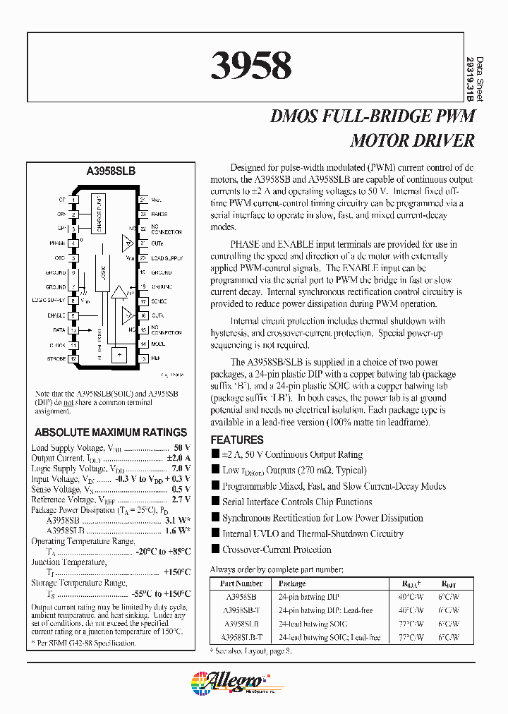 A3958SLB-T_762431.PDF Datasheet