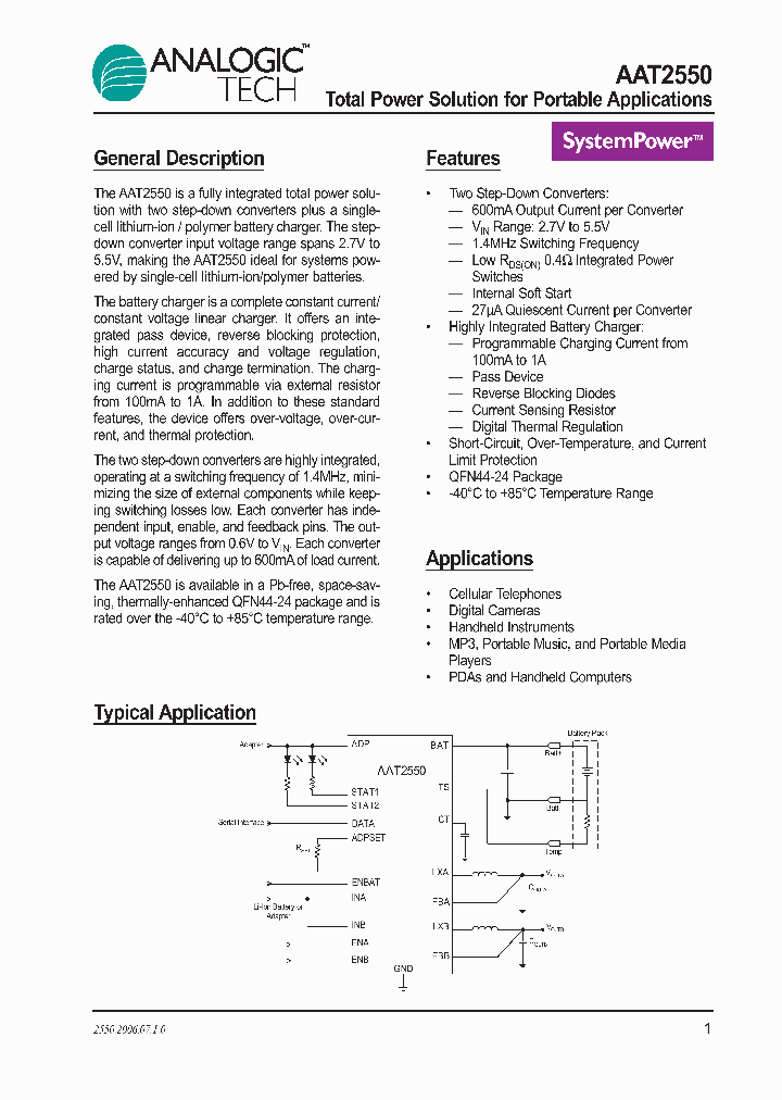 AAT2550ISK-CAA-T1_641477.PDF Datasheet