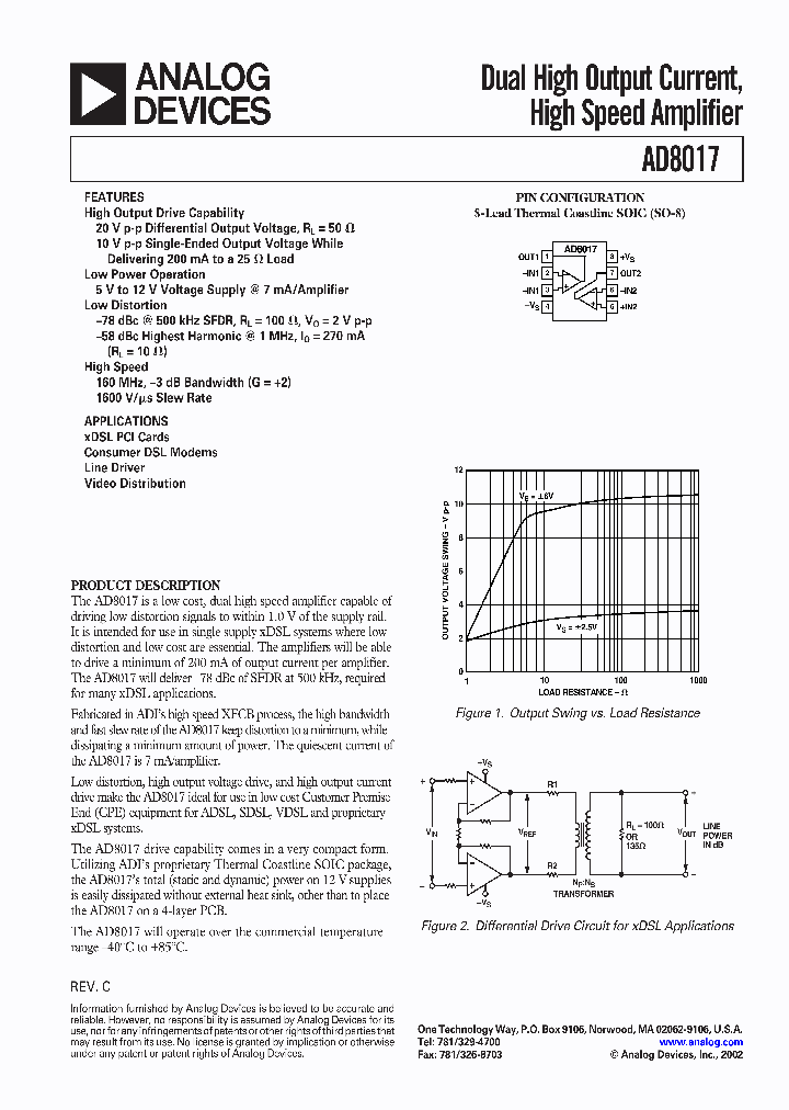 AD8017ARZ-REEL_721132.PDF Datasheet