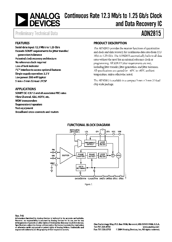 ADN2815ACPZ-500RL7_704758.PDF Datasheet