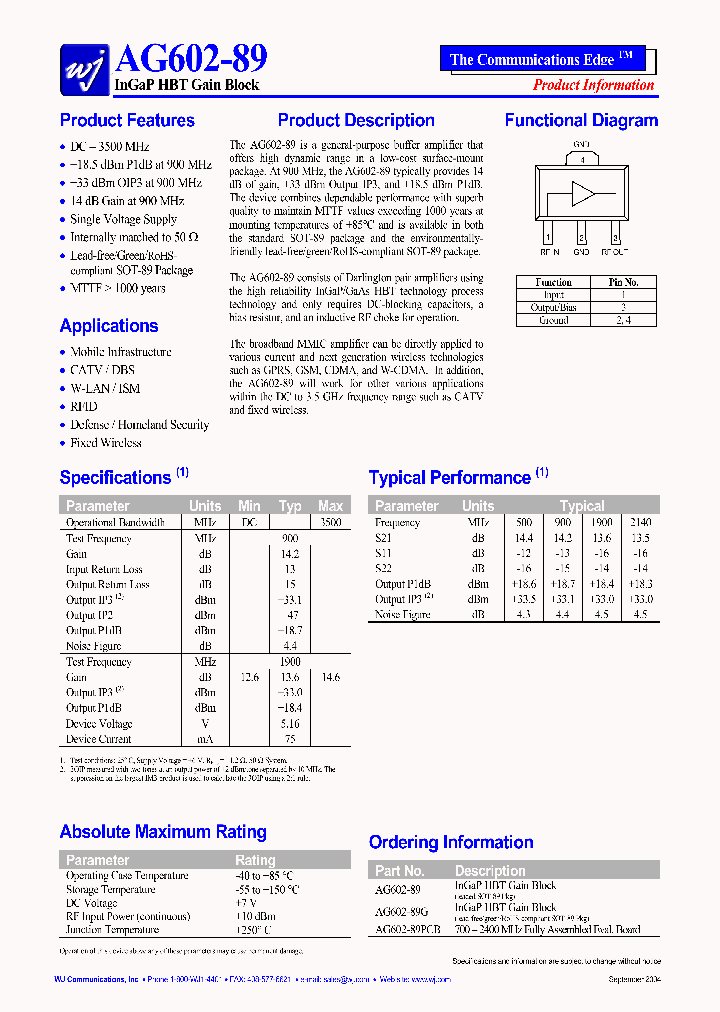 AG602-89PCB_702874.PDF Datasheet