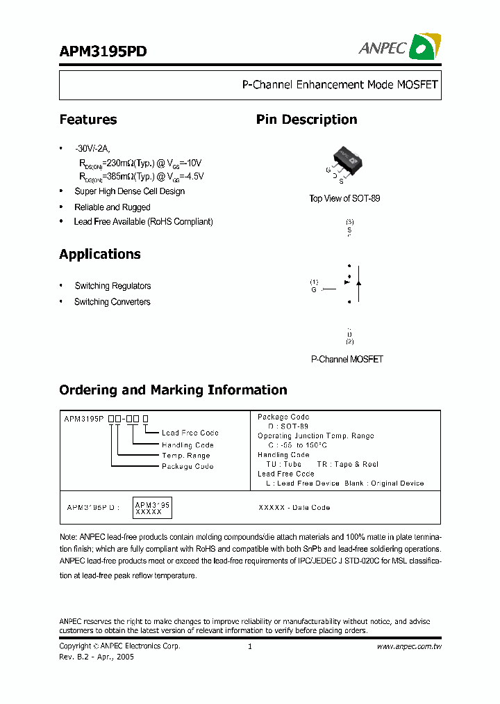 APM3195PD_583859.PDF Datasheet
