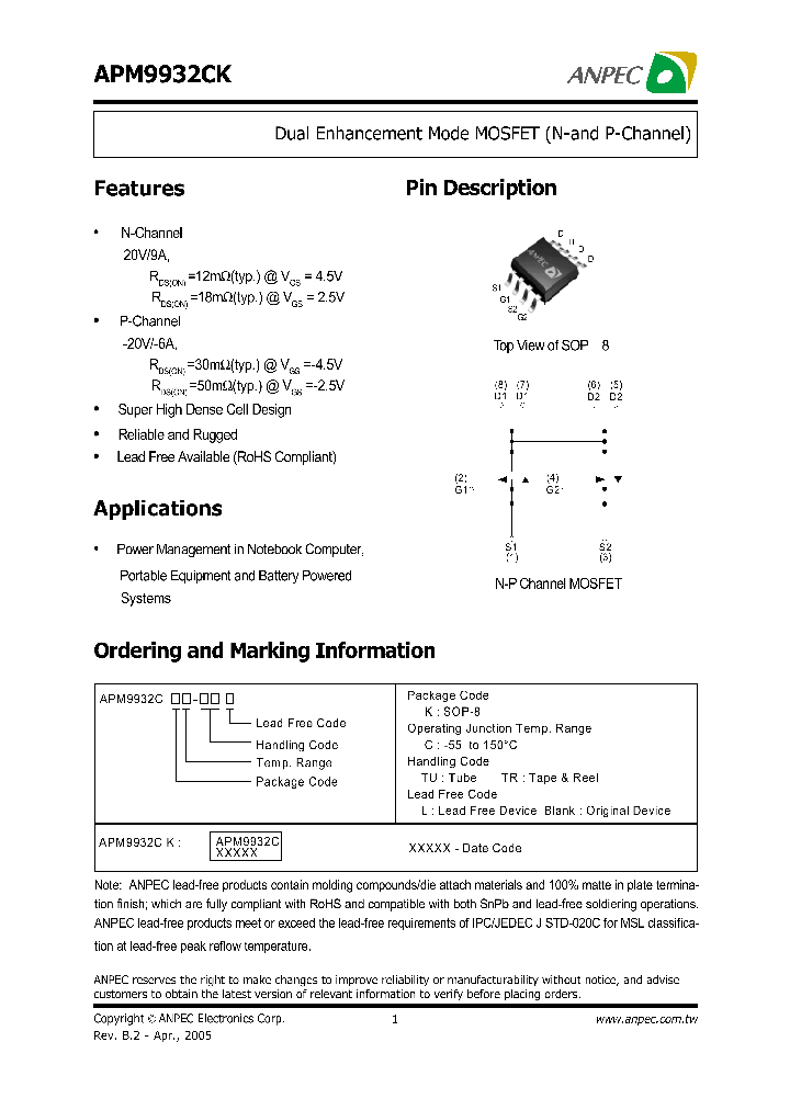 APM9932CKC-TR_639910.PDF Datasheet