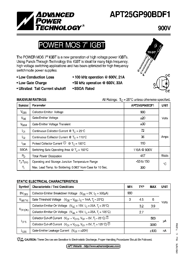 APT25GP90BDF1_600288.PDF Datasheet