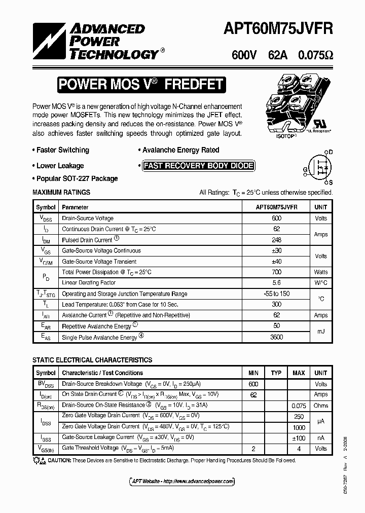 APT60M75JVFR_566283.PDF Datasheet