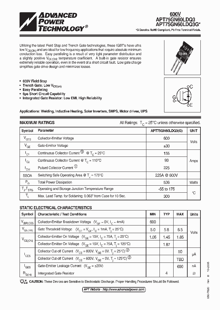 APT75GN60LDQ3_644582.PDF Datasheet