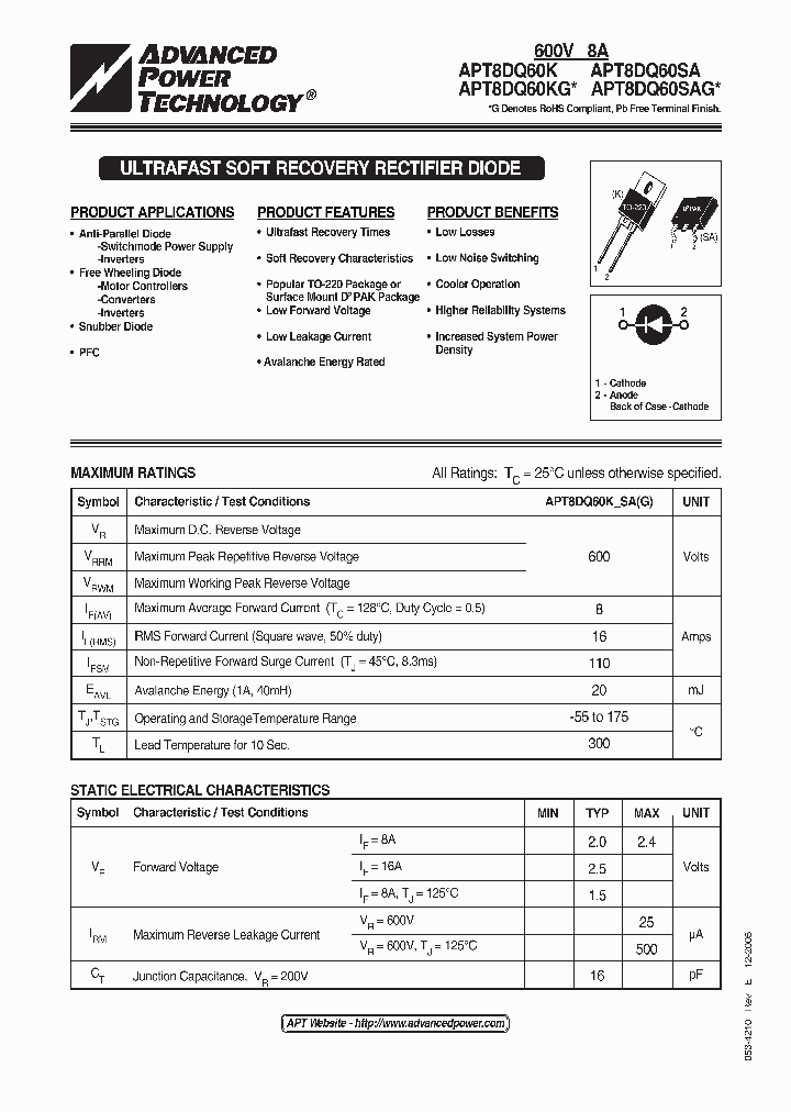 APT8DQ60KG_644608.PDF Datasheet