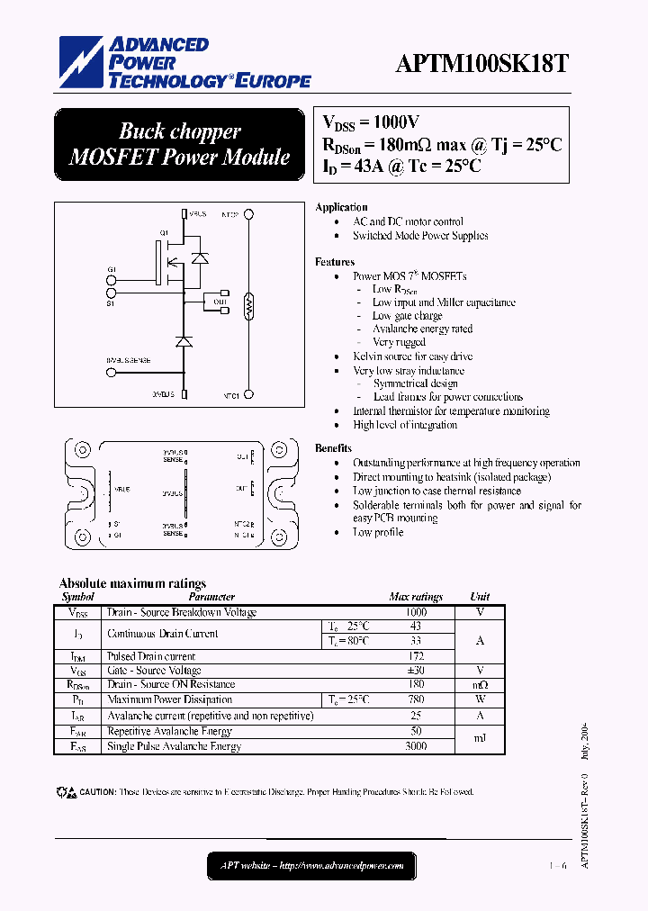 APTM100SK18T_648167.PDF Datasheet