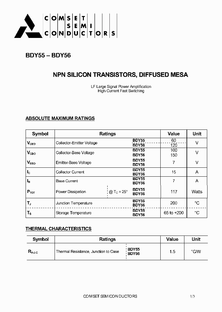 BDY56_592212.PDF Datasheet