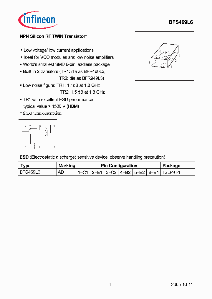 BFS469L6_650659.PDF Datasheet