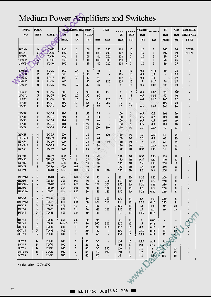 BFY56_592218.PDF Datasheet