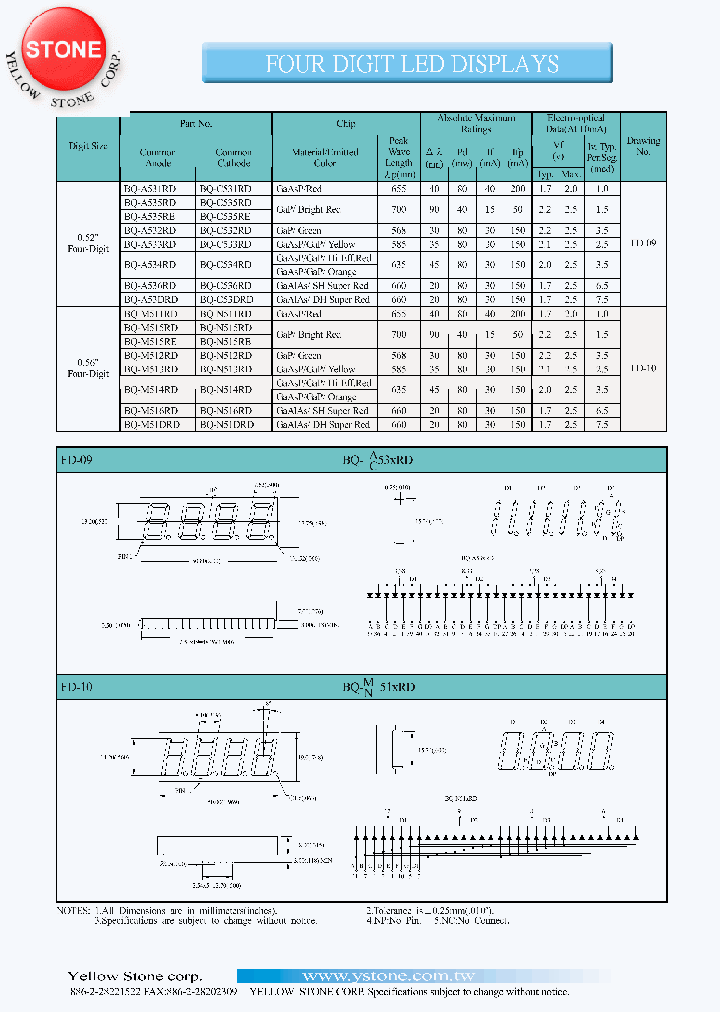 BQ-A531RD_731712.PDF Datasheet