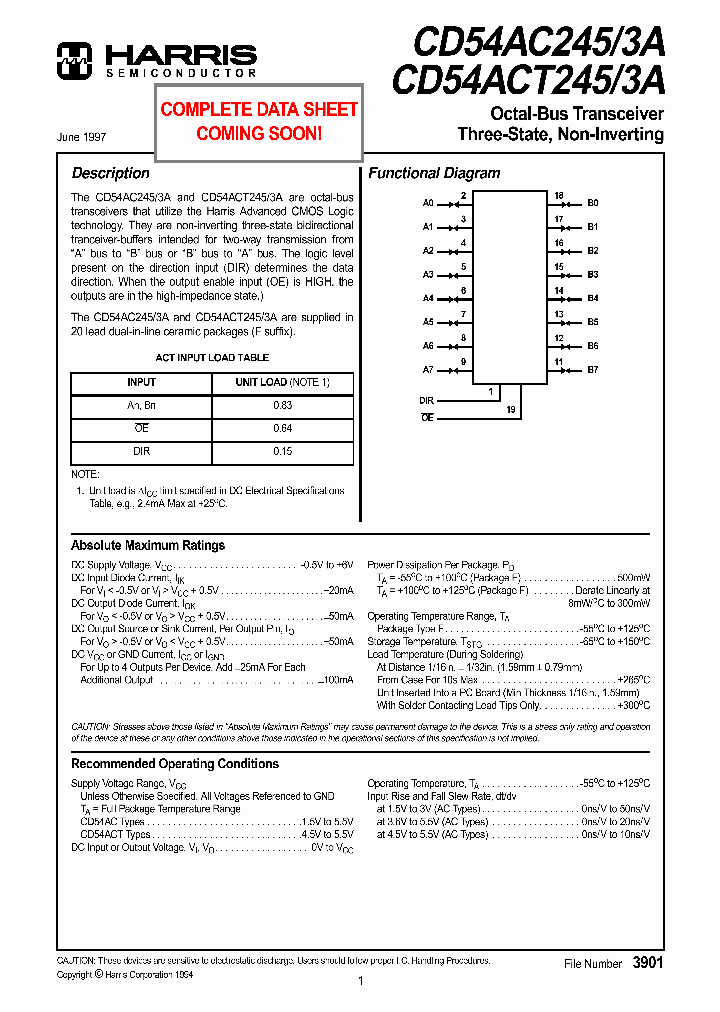 CD54AC245_317289.PDF Datasheet