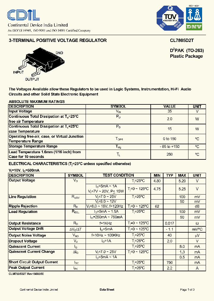 CL7805D2T_597802.PDF Datasheet